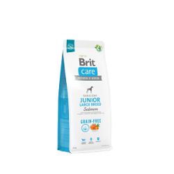 BRIT CARE GRAIN FREE JUNIOR LARGE BREED SALMON 1KG